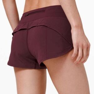 Lululemon speed up Dark Purple Athletic Shorts 4 inch inseam 2245